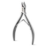 BEZOX Cuticle Clippers Cuticle Nippers - Stainless Steel Professional Cuticle Cutter Hangnails Trimmers - Full Jaw Manicure Clipper(6mm)