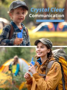 Kids Rechargeable Walkie Talkies 2-Pack – Long Range Two-Way Radios