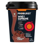 Proburst Whey Supreme Whey Protein Isolate Powder With 24g Protein, 4g Glutamine & 5.5g BCAAs, Irish Chocolate, 4 kg Bucket
