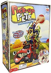 Fotorama Pick-Up Pete | The Ultimate Chair Stacking Game! Perfect for Remote Family Home Entertainment, Stack Colorful Chairs on Pete The Motorized Pick-Up Truck