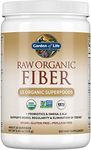 Garden of Life Raw Organic Superfood Fiber for Constipation Relief, 9oz (268g) Powder