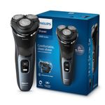 Philips Electric Shaver for Men, SkinProtect Technology, Wet and Dry Shave, 5D Floating Heads, 27 Self Sharpening Blades, Pop-up Trimmer, Cordless, Waterproof S3144/03 (New Model)