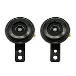 2Pcs Snail Car Horn, 105dB Car Air Horn DC 6V Electric Snail Horn Horn Raging Sound Horn for Car Motorcycle Trucks Train SUV