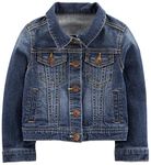 Simple Joys by Carter's Baby Girls' Denim Cotton Lightweight Jacket, Medium Wash, 4 Years