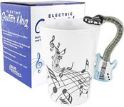 Fairly Odd Novelties Blue Electric Guitar Coffee Mug, White,One Size,FON-10214