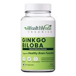 HEALTH VEDA ORGANICS PRIVATE LIMITED Ginkgo Biloba 120 mg | 60 Veg Capsules | Supports Better Concentration & Memory | For both Men & Women