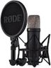 RØDE NT1 5th Gen Large-Diaphragm Studio Condenser Microphone - XLR & USB Outputs - Shock Mount & Pop Filter Included - Music Production, Vocal Recording, Podcasting - Black - Professional Audio