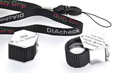 Moon DIAcheck Diamond Gemstone Jewellers Jewellery Loupe 10x 21mm Magnifier (Free Lanyard)