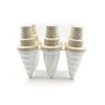 Oblivion Ice Cream Mold 6 Pcs – DIY Ice Candy Maker for Home, Restaurants & Parlors, Mini Cone & Cute Ice Cream Molds for Summer Treats, Reusable, Plastic & Easy-to-Use Ice Cream Making Molds