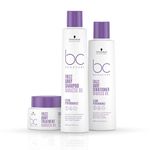 Schwarzkopf Professional New Bonacure Vegan Keratin Range - Treatment(200ml), Conditioner(200ml) & Shampoo(250ml) - Clean Combo
