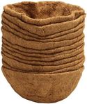 BestNest Panacea 88592 Round Coco Fiber Liners, 14" Dia., Set of 12