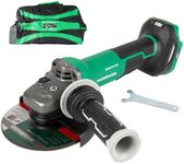 Metabo HPT Cordless 36V MultiVolt 6-Inch Angle Grinder | Tool Only - No Battery | Variable Speed | Paddle Switch | 6 Speed Settings + Auto | Optional AC Adapter | Lifetime Tool Warranty | G3615DVFQ6