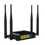 Wiflyer 4G LTE Wireless Travel Cellular Router for Hotel WiFi, Camping,300 Mbps Hotspot with SIM Card Slot WE826-T2