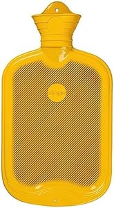 Sänger FSC 100% 2,0 Liter Gummi-Wärmflasche, Farbe: gelb