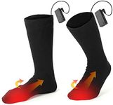 Soft Heated Socks, Powered by 2 AA 