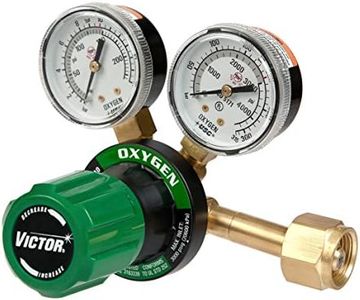 Victor Technologies 0781-9400 G250-150-540 Medium Duty Single Stage Oxygen Regulator, 150 psig Delivery Range, CGA 540 Inlet Connection