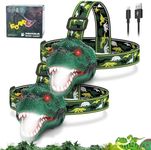 Nitigo Dinosaur Headlamp for Kids F