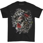 Bravado Men's Guns N' Roses Firepower T Shirt, Black, Large
