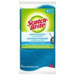 Scotch-Brite Scrub Sponge, 9 Pack, Non Scratch, Multipurpose Sponges for Dishes ,Garage,Outdoor, Kitchen