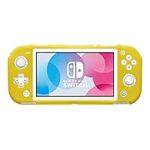 kwmobile Silicone Cover Compatible with Nintendo Switch Lite Cover - Soft Protective Case Skin - Yellow