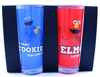 Sesame Street - Cookie Monster And Elmo Glass Set