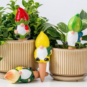 SURE YUESI 4PCS Self Watering Globes, Terracotta Automatic Watering Bulbs - Plant Watering Spikes, Vacation Watering System for Indoor and Outdoor Plants, Self Watering Devices