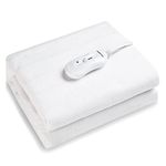 Venustas Electric Blanket, Electric Under Blanket,Heated Blanket with 3 Heat Settings, Soft Polyester Material