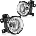 AUTOSAVER88 Fog Lights Compatible with 2016 2018 2019 2020 2021 Civic / 2013 2014 2015 Accord / 15 16 17 18 19 20 Fit / 2019 2020 2021 HR-V Fog Light Replacement, Fog Lamps with Bulb H8 12V 35W