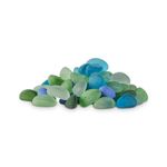 imagitarium Petco Brand Cool Tumbled Green and Blue Glass Aquarium Gravel Accent Mix, 16 oz, Multi-Color