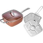 Copper Chef 4 Piece Deep Casserole Set