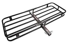 PEAKTOW PTT0063 Hitch Mount Cargo Carrier Luggage Basket 51-1/2 x 17-1/2 x 4 inches 500 lbs. Capacity