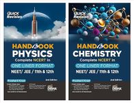 Combo (set of 2 Books) HandBook Physics & Chemistry - Complete NCERT in One Liner Format for NEET/ JEE/ 11th & 12th | Engineering, Medical, CBSE Class XI & XII |