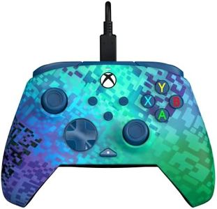 PDP REMATCH XBOX WIRED Controller GLITCH GREEN for Xbox Series X|S, Xbox One, Officially Licensed