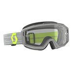 Scott Split OTG Motocross Goggles Grey/Yellow (Gray,One Size)