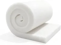 High Density Upholstery Foam 1" Thick x 24" W x 72" L - Firm Foam Padding for Couch/Seat/Chair Cushion Replacement, DIY Projects, Upholstery Repairs, Long-Lasting Support, Home/Commercial Use