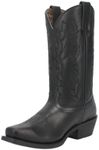 Laredo Western Boots Womens Harleigh 11" Pull On Snip Toe Black 51140, Black, 7 UK