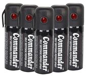 Ladies Guardian Self Defense Pepper Spray - 35 gm (Black) (Combo of 5)