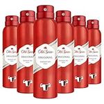 Old Spice Original Deodorant Body Spray, 150 ml, Pack of 6