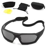 Revision Military Shadowstrike Ballistic Sunglasses Deluxe Kit, Black, One Size