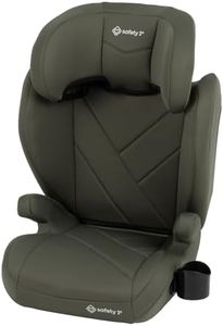 Safety 1st Growmate 2-in-1 Belt-Positioning Booster Car Seat, High-Back to Backless, Slim & Lightweight, Fits 3 Across, Adjustable Headrest - Mineral Green
