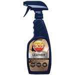 303 Leather Cleaner and Conditioner - UV Protectant- Cleans, Conditions, and Restores Leather and Vinyl Luggage, Handbags, Shoes, Furniture and more, 16 fl. oz., (Pack of 6)