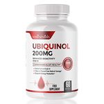 Ubiquinol CoQ10, Powerful Antioxidant for Heart and Vascular HealthSupplement for Energy, Heart and Cognitive Support