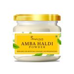 Simply Earth Pure & Natural Amba Haldi Powder | Immunity Booster, Anti-Oxidant, Anti-Inflammatory Turmeric | Skin & Face Pack - Wild Turmeric - 100 GM