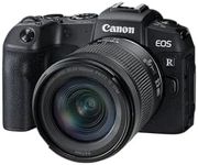Canon EOS RP Full-Frame Mirrorless Interchangeable Lens Camera + RF24-105mm Lens F4-7.1 is STM Lens Kit- Compact and Lightweight for Traveling and Vlogging, Black (3380C132)