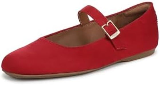 Dr. Scholl's Womens Wexley Jane Mary Jane Flat Scarlet Red 10 M