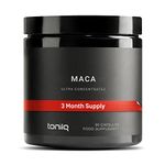 10,000mg Maca Root Capsules 20x Concentrated Extract - Ultra High Strength Wildcrafted Maca Root Capsules for Men & Women - Peruvian Maca Powder Gelatinized Black Maca, Red & Yellow Complex Macaroot