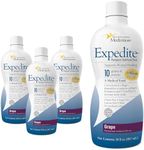 Medtrition Expedite Liquid Collagen, Grape, 30 Fl Oz, Pack of 4 - Nutrition Support for General, Orthopedic & Cosmetic Surgery Recovery
