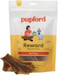 Pupford Beef Jerky Treats for Dogs for Large & Small Dogs of All Ages | Made in USA, 100% Real Meat & No Fillers | Dogs Love These Tasty Dog Snacks (Beef 8 oz)