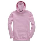 D&H CLOTHING UK Kids Children Pullover Hoodie Hooded Sweatshirt Boys Girls Unisex (12-13, Baby Pink)