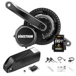 Varstrom TSDZ Mid Drive TSDZ8 48V 750W New Version with 48V 20Ah Downtube Ebike Battery Electric Bike Conversion Kit with SWM58 Large Screen Display Ebike Conversion Kit for BB68mm-73mm Mountain Bike